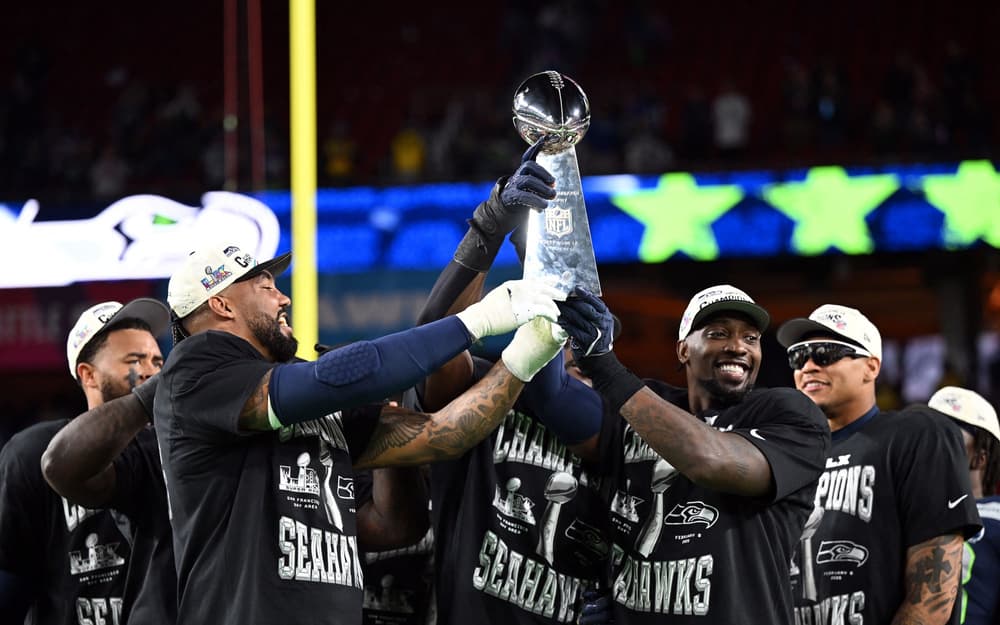 Seattle Seahawks lors du Super Bowl 2026