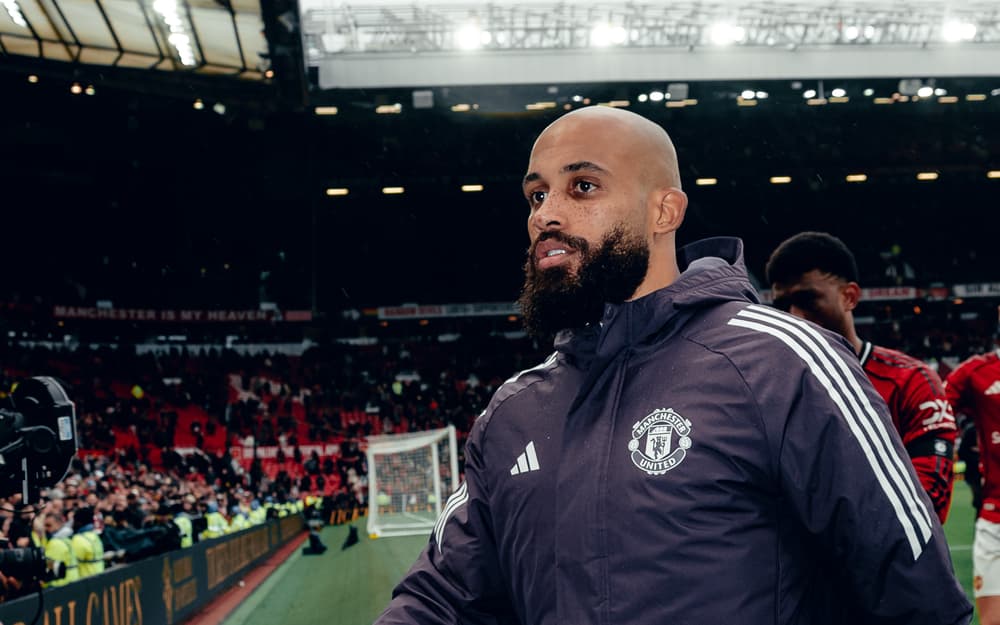 Bryan Mbeumo lors d’une séance avec Manchester United