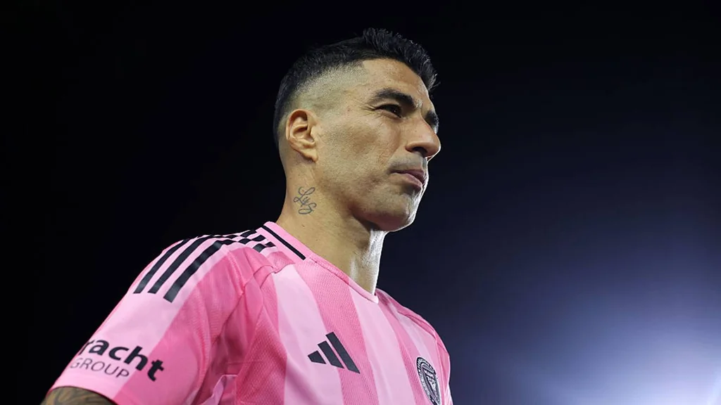 Luis Suarez avec le maillot de l'Uruguay