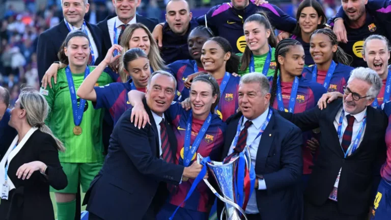 Barcelone écrase l’OL Lyonnes et remporte la Ligue des champions féminine 2026