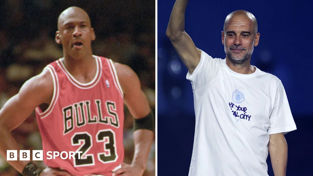 Guardiola célébré par Michael Jordan, Manchester City transforme ses adieux en démonstration de prestige