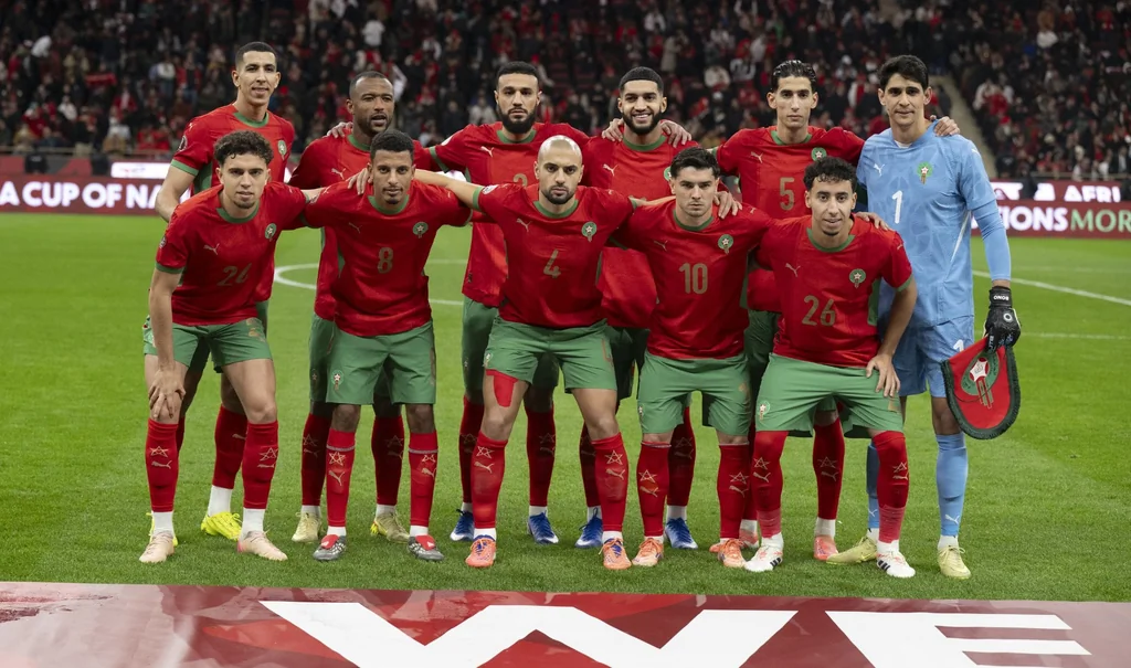 Les joueurs du Maroc posent avant la Coupe du monde 2026
