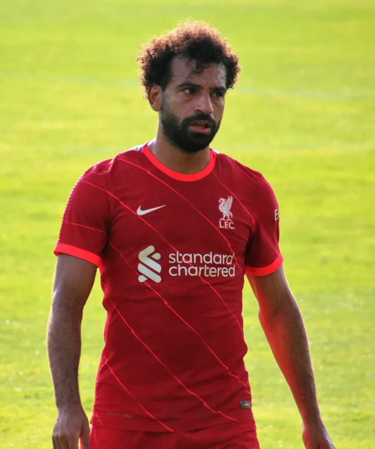 Mohamed Salah avec Liverpool lors d’un match de préparation en 2021