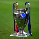 Joueurs du PSG et d’Arsenal avant la finale de Ligue des champions à Budapest