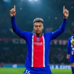 PSG-Brest : Désiré Doué rapproche Paris d’un cinquième titre de suite
