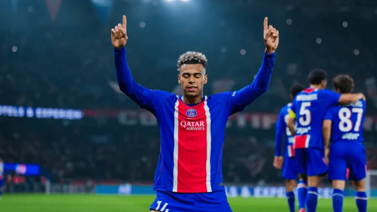 PSG-Brest : Désiré Doué rapproche Paris d’un cinquième titre de suite