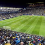 Vue intérieure du stade de Villarreal avant une rencontre de football