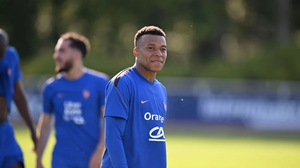 Kylian Mbappé avec l’équipe de France avant le Mondial 2026
