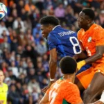Aurélien Tchouaméni lors de France-Côte d’Ivoire à Nantes, match de préparation au Mondial 2026
