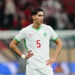 Nayef Aguerd avec le maillot du Maroc — photo source Le Parisien