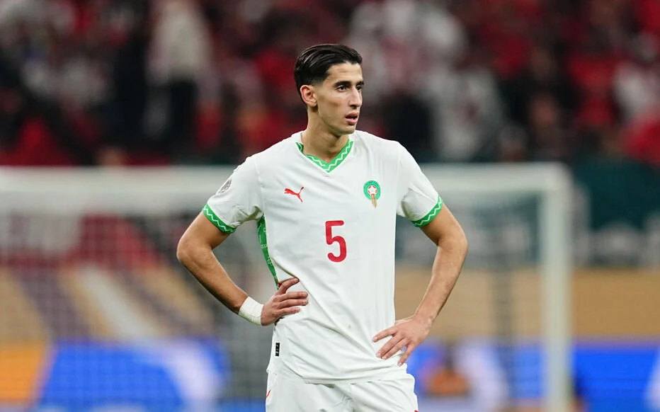 Nayef Aguerd avec le maillot du Maroc — photo source Le Parisien