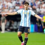Julian Alvarez sous le maillot de l'Argentine face à l'Autriche, le 22 juin 2026