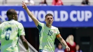 Granit Xhaka avec la Suisse pendant le Mondial 2026