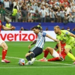 Lionel Messi célèbre un but avec l'Argentine face à l'Autriche au Mondial 2026