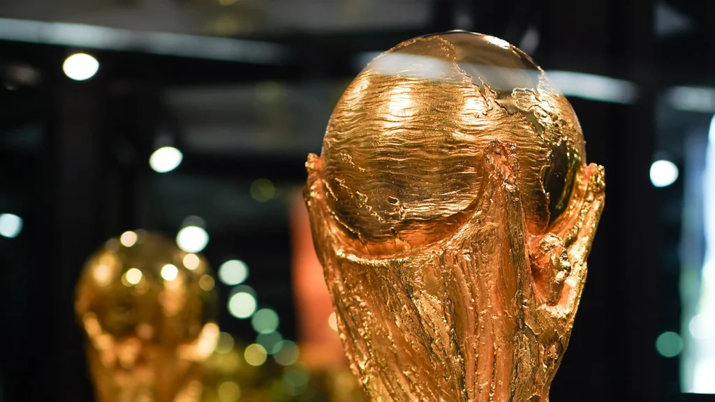 Le trophée de la Coupe du monde 2026 avant le coup d’envoi du Mondial
