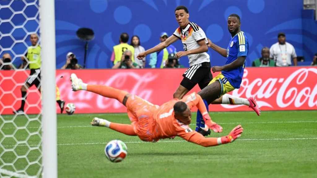 Action du match Allemagne-Curaçao lors de la Coupe du monde 2026
