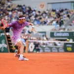 Flavio Cobolli lors de son quart de finale à Roland-Garros 2026