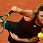 Aryna Sabalenka lors de son huitième de finale face à Naomi Osaka à Roland-Garros 2026