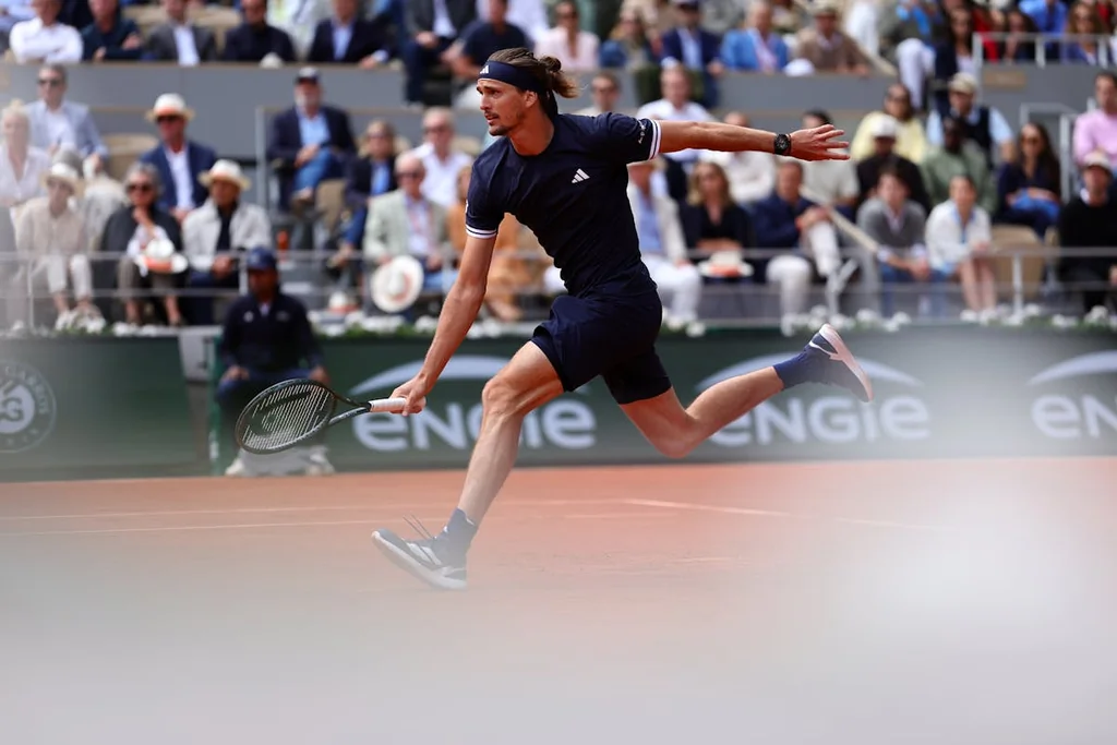 Alexander Zverev pendant sa demi-finale à Roland-Garros 2026