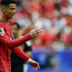 Cristiano Ronaldo dépité lors de Portugal-RD Congo (1-1), le 17 juin 2026 à Houston