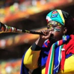 Supporters en tribune pendant une rencontre internationale de football