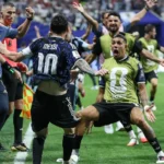 Lionel Messi lors de la demi-finale Angleterre-Argentine de la Coupe du monde 2026