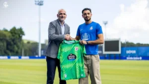 Pierre-Emerick Aubameyang présenté par le Deportivo La Corogne