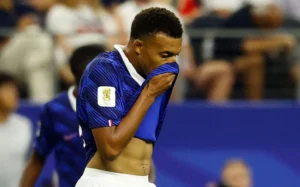 Kylian Mbappé pendant France-Espagne en demi-finale de la Coupe du monde 2026