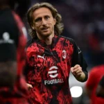 Luka Modrić avec l’AC Milan