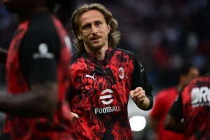 Luka Modrić avec l’AC Milan