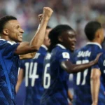 Kylian Mbappé avec l'équipe de France pendant la Coupe du monde 2026