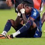 Sidny Cabral après la défaite du Cap-Vert contre l'Argentine au Hard Rock Stadium de Miami
