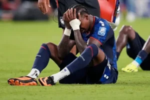 Sidny Cabral après la défaite du Cap-Vert contre l'Argentine au Hard Rock Stadium de Miami