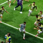 Enzo Fernandez célèbre son but de la victoire (3-2) contre l'Égypte, Atlanta, 7 juillet 2026