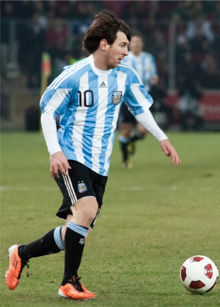 Lionel Messi sous le maillot de la sélection argentine, avant un match de la Coupe du monde 2026